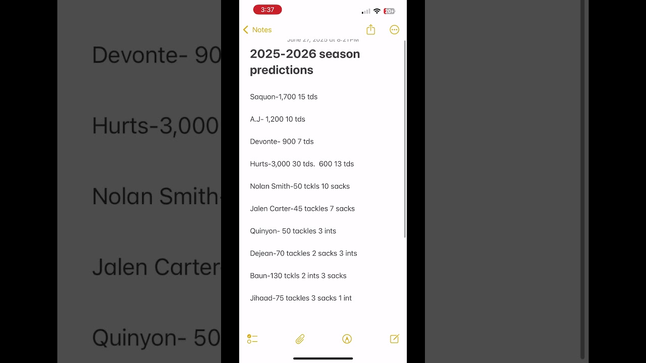 Comment Your EAGLES stats 