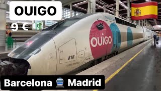 OUIGO 6740 | 🇪🇸 Barcelona Sants - Madrid Puerta de Atocha 🇪🇸 | Tren Rápido 🚄