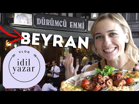 Dürümcü Emmi 'de Beyran İçiyorum ve Kebapları Deniyorum | VLOG | Yemek Videoları