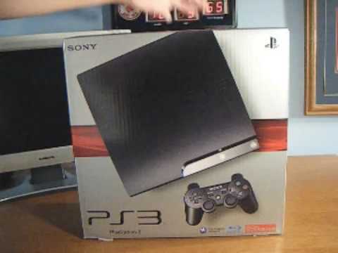 PS3 Slim 250GB Unboxing - YouTube