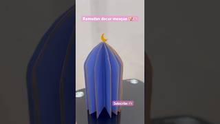 Ramadan decor ideas.#diy #ramadan #reels #islam #art #craft #trending #shorts