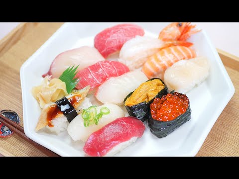【ASMR】お寿司🍣 Sushi Eating Sounds No Talking【咀嚼音】