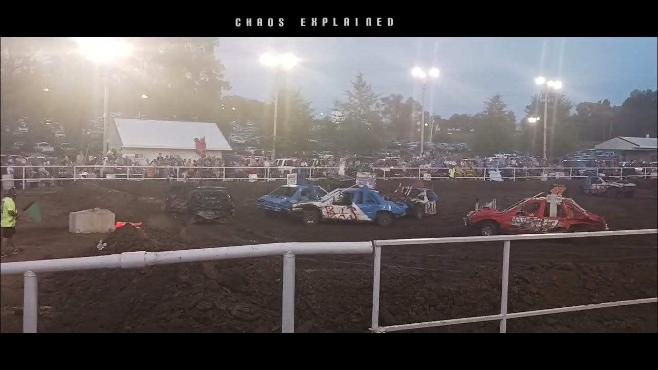 demolition derby moniteau missouri state fair 2023 YouTube
