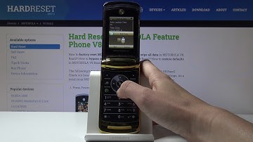 How to Adjust Time Settings in MOTOROLA V8 Razr2 – Change Date & Time Zone