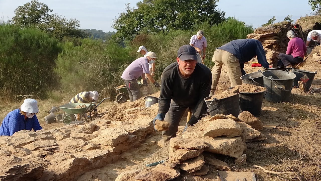Sondage archéologique 2020 au château de Boutavent en Iffendic, 35
