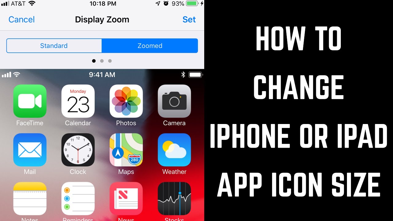 How To Change IPhone Or IPad App Icon Size YouTube