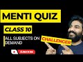 class 10 menti quiz | practice mcq | all subject on demand  | ankit sir #livementiquiz #menti