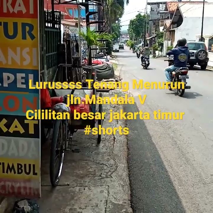 jalan2 siang ke Jln.Mandala V Cililitan Besar Jakarta Timur #shorts