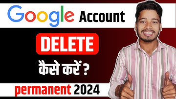 google account delete kaise kare | how to delete google account 2024 |