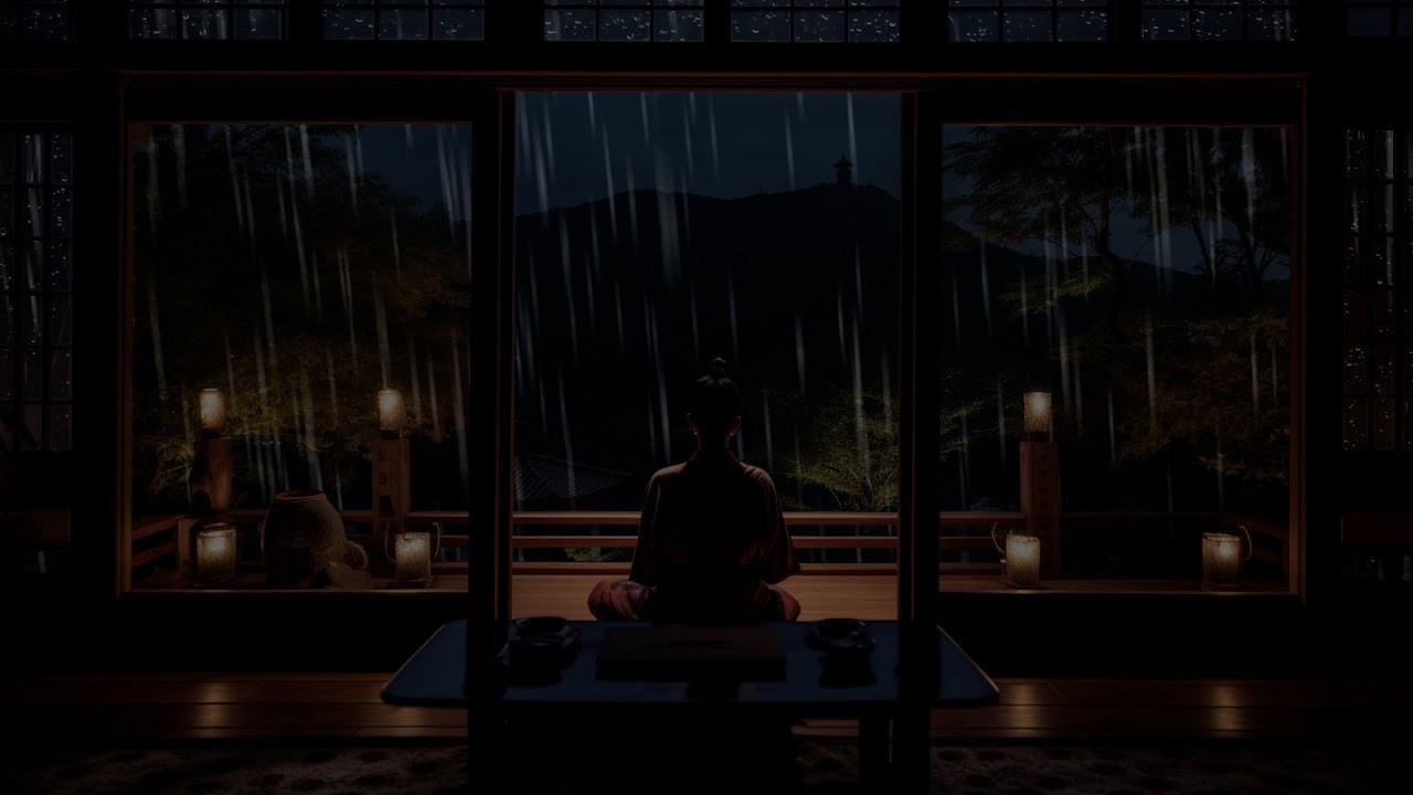 Cleansing Rain Meditation | Rain Sounds For Mindful Meditation ...