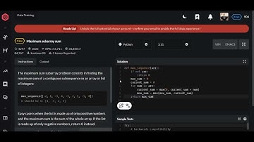 Codewars | Maximum subarray sum | Python 5 kyu