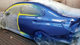 Subaru Spray Painting