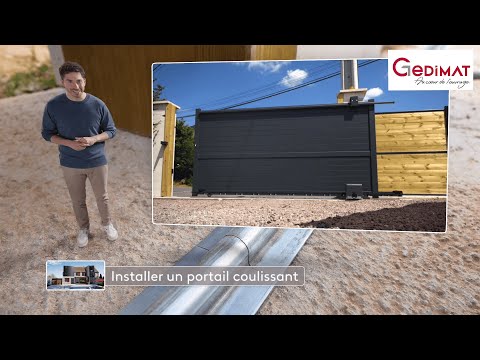 Installer un portail coulissant - Ma Maison de A à Z