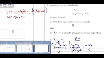 RescorlaMaths Ultimate last minute C1 revision videos 2016 2015 2014 recurrence relations