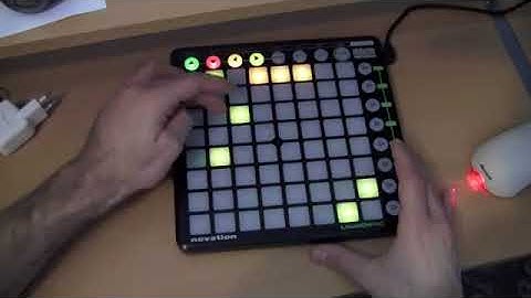 Nonome the Monome emulator on Novation Launchpad using MLR
