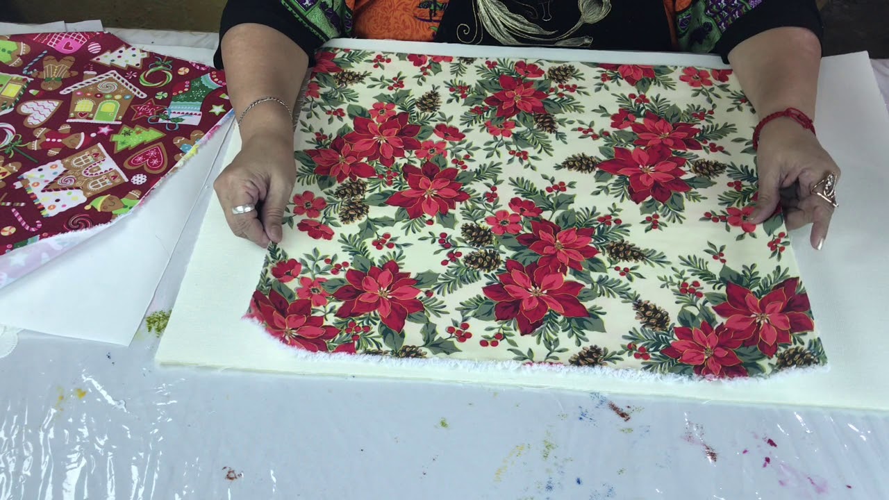 Como utilizar papel fusion//Patchwork sin aguja por Miss Dorylu