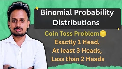 Binomial Probability Distribution – Coin Toss Problem 