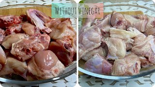 How to clean chicken without vinegar | Easy chicken cleaning method | Yummy Recipes