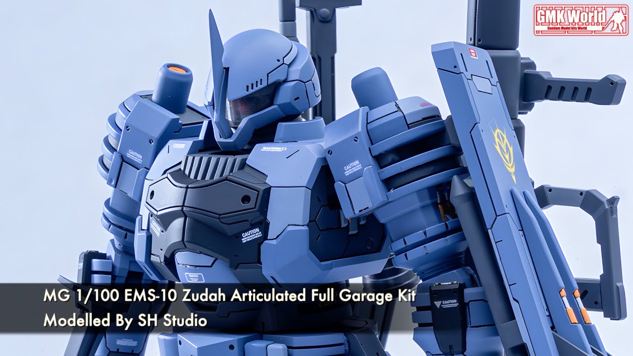 MG 1/100 EMS-10 Zudah Articulated Full Garage Kit - Custom Build