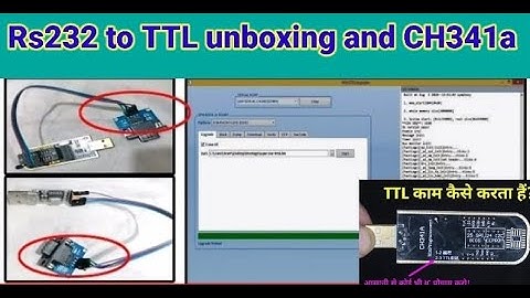 Ch341a programmer rs232 comport/// all setup box recover // PART--1