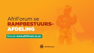 AfriForum se rampbestuursafdeling se doel is om gemeenskappe te versterk waar die regering faal.