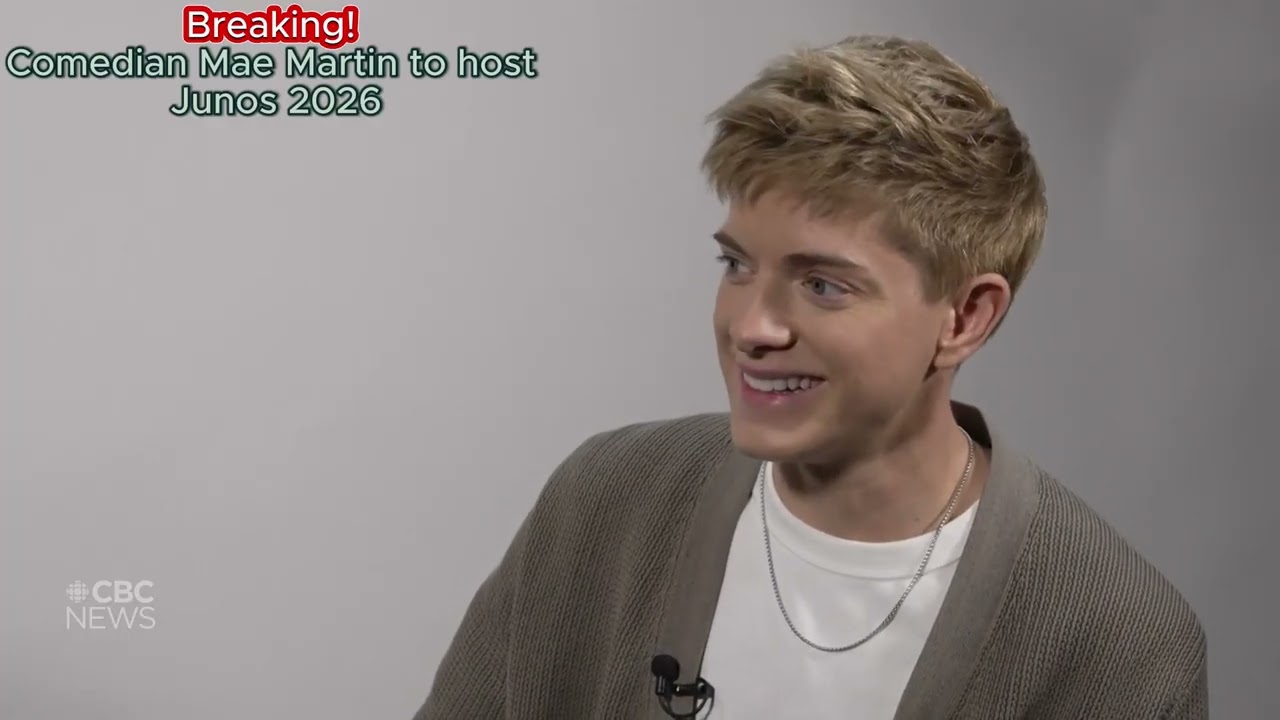 Comedian Mae Martin to host Junos 2026