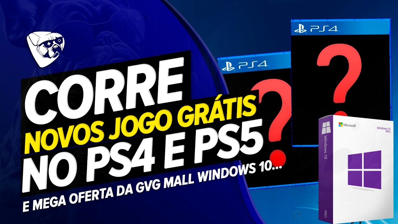 CORRE! 3 JOGOS GRÁTIS NO PS4 PS5! 2 GRÁTIS P/SEMPRE! E PROMOÇÃO DE