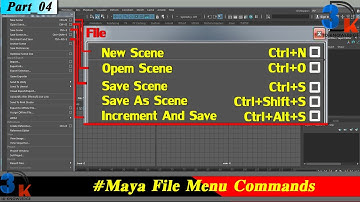 Increment Save Command In Maya | How To Use Increment Command Maya | Maya Incremental Save