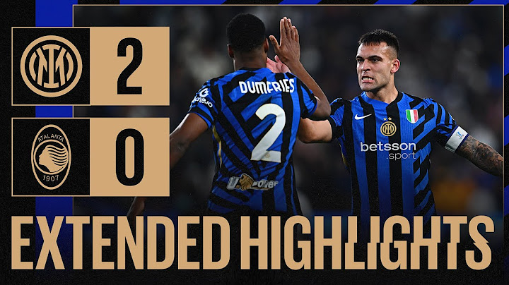 2 GOALS FROM DD2 AND FINAL QUALIFICATION  | INTER 2-0 ATALANTA | EXTENDED HIGHLIGHTS 📺⚫🔵
