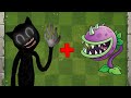 Cartoon Cat + Chomper Fusion - Plants vs Zombies Animation