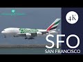 1+ hour of 4K plane spotting @ San Francisco SFO