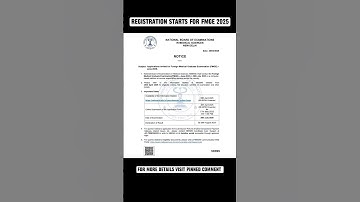 Registration starts for FMGE 2025 #fmge #fmge2025 #fmgeindia