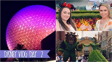 DISNEY WORLD VLOG DAY 2: Epcot + Flower and Garden Festival