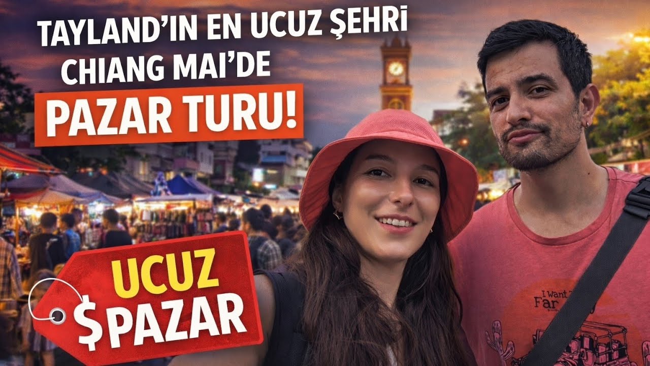 Tayland’ın En Ucuz Şehirlerinden Biri Olan Chiang Mai’de Pazar Turu! #15