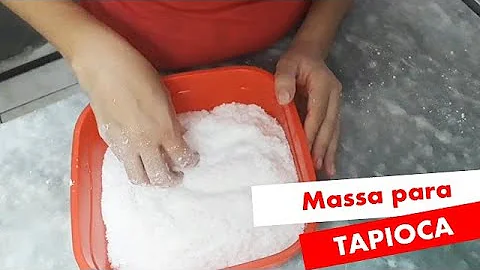Como molhar a goma?
