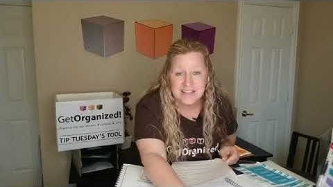 Tip Tuesday - Episode 30 - Paper Clutter Part 3 of 3 with Professional Organizer Lorraine Brock