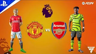 FC 24 - Manchester United vs. Arsenal - premier league full match at Old Trafford PS5……