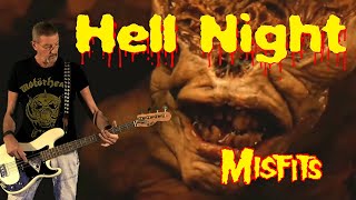 Hell Night - Misfits, bass cover