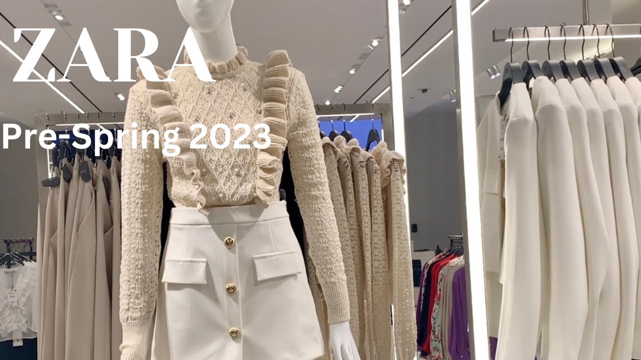 ZARA 2023 Early Spring New Collection  Neutrals + Colourful Women Outfits  