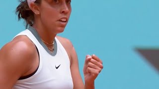 Madison Keys upsets Coco Gauff | Coco up a break late struggles on serve WTA Tennis Coverage Madrid