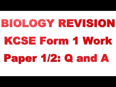 biology kcse essay questions