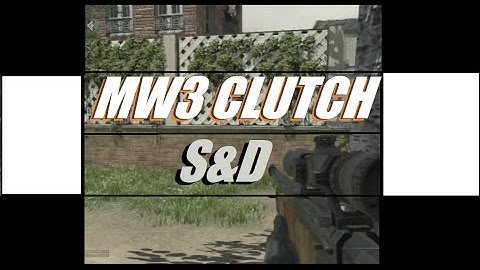 MW3 - S&D Clutch with a Sniper! (Read Description)