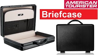 American Tourister Voyager Plus ABS Jet Black Briefcase | Briefcase Bag EVERY Successful Man NEEDS!