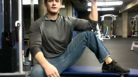 Seated External Rotation   DB   Elbow Suported