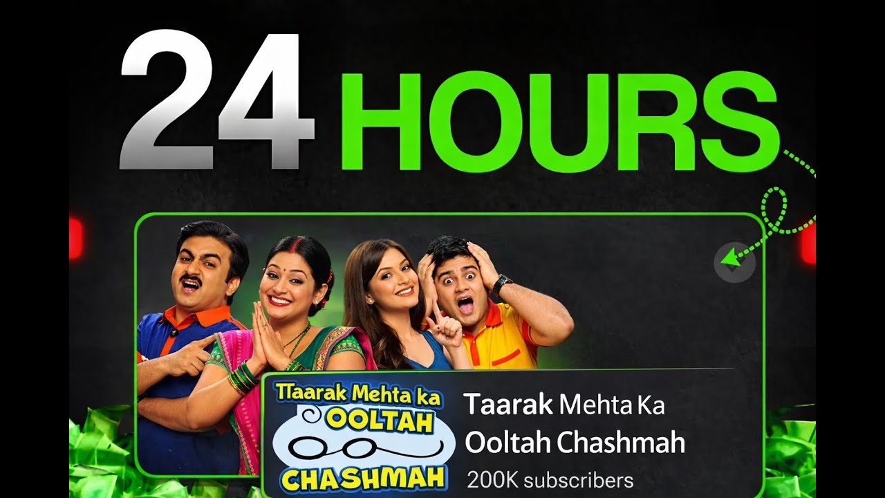 I Upload Tv Serial On Youtube For 24Hours (Monetization Challenge)