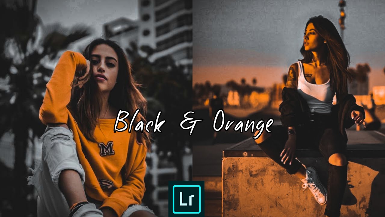 Black and Orange Preset - Adobe Lightroom | Black and Orange | - YouTube