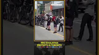 Indians counter Khalistan protest in Toronto screenshot 4