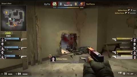 Selfless Relyks Chains Some Sick Pistol Headshots | CS:GO GAMEPLAY HIGHLIGHT