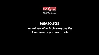 Horotec Msa10.528 Assortment Of Pin Punch Tools