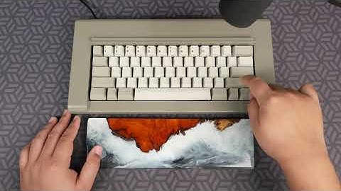 [Buckling Spring] F62 Model F  Kishsaver Typing Test